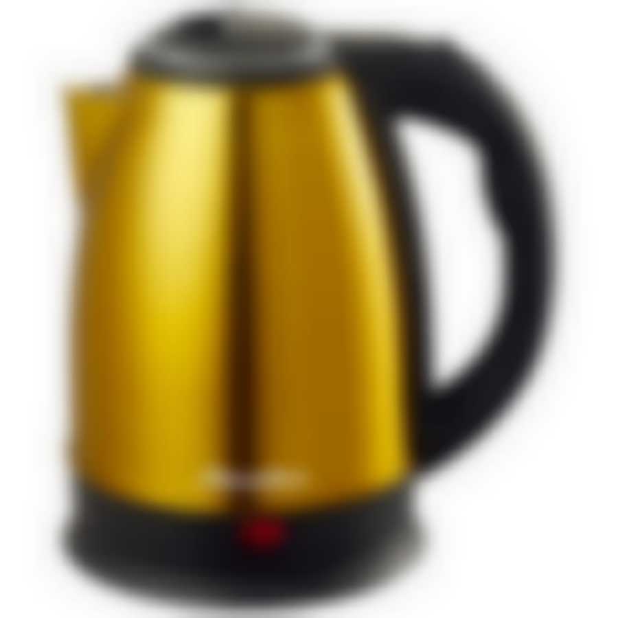 Чайник МАТРЁНА MA-002 электрический (1,8 л) стальной желтый