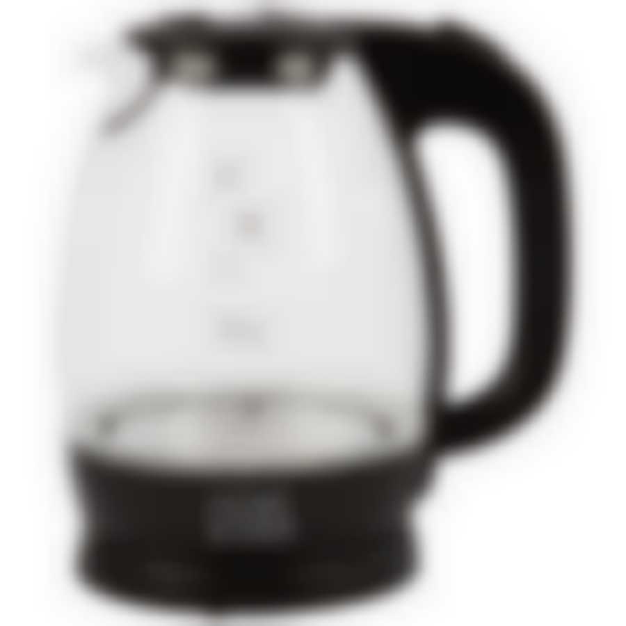 Чайник Homestar HS-1012 (1,7 л) стекло, пластик черный
