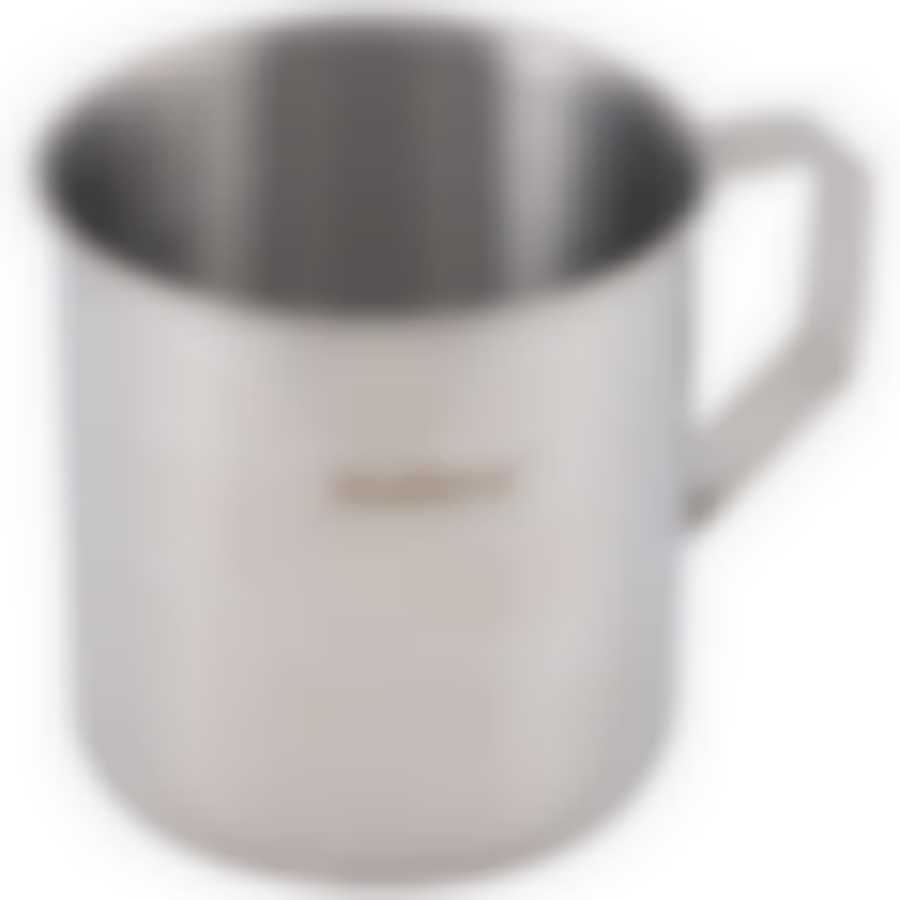 Кружка FONTE, объем 350 мл, из нержавеющей стали с загнутыми краями, размер 8*8 см