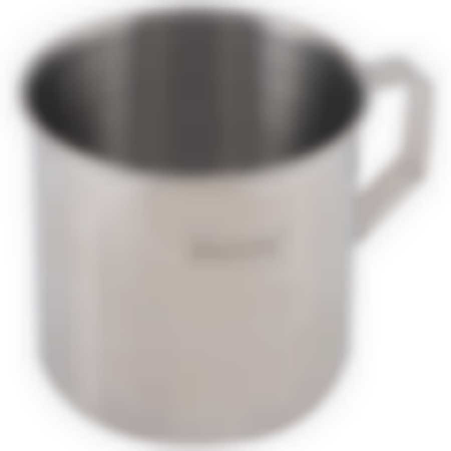 Кружка FONTE, объем 500 мл, из нержавеющей стали с загнутыми краями, размер 9*9 см