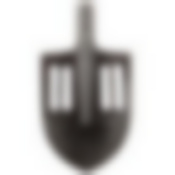 Лопата штыковая 115600 облегченная (рельсовая сталь) (600гр)