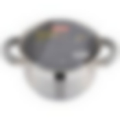 Кастрюля Felicità, объем 2 л, из нерж стали с крышкой из жаропрочного стекла, размер 16*10 см