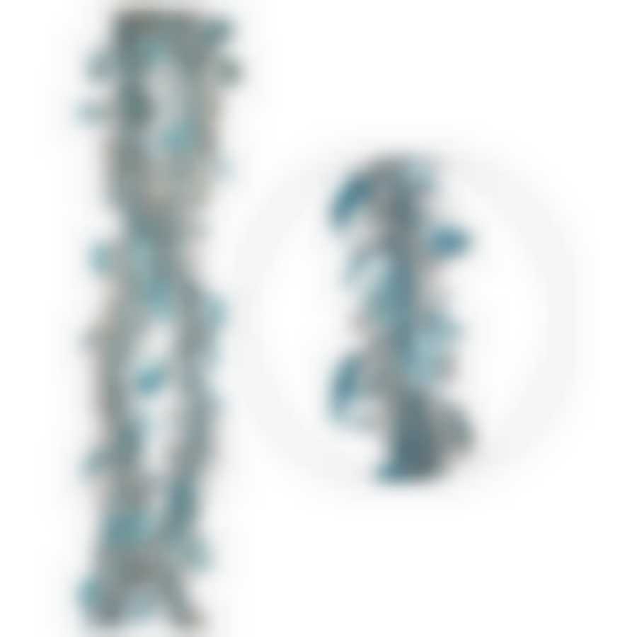 Мишура со снежинками "Новый год"  бирюза