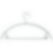 Вешалка металлическая с ПВХ покрытием, с крючками, 41 см