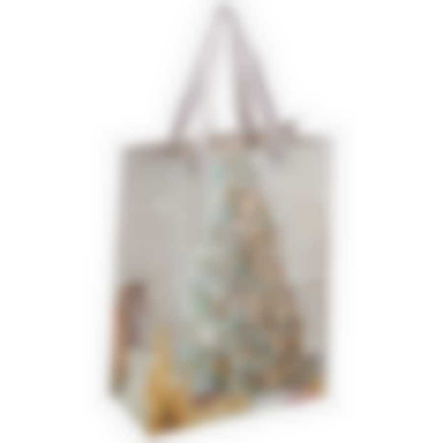 Пакет подарочный "Рождественская елка" размер S