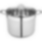 Кастрюля CULINARIA, объем 12,9 л, из нерж стали с крышкой из жаропрочного стекла