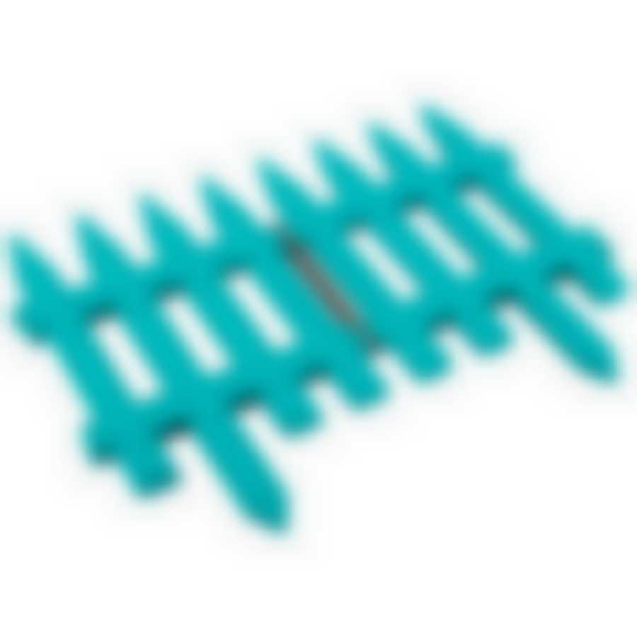 Забор декоративный "GOTIKA" лазурь (4 секции)