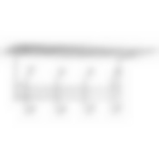 Вешалка настенная Mensola 4 крючка с полкой хром