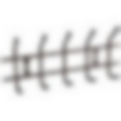 Вешалка настенная Gancio 5 крючков бронза