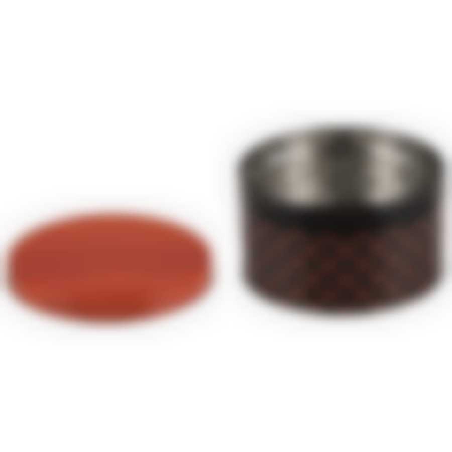 Банка жестяная CLASSICO NERO для сыпучих продуктов, размер: 13,5*7,5 см, круглая, с крышкой