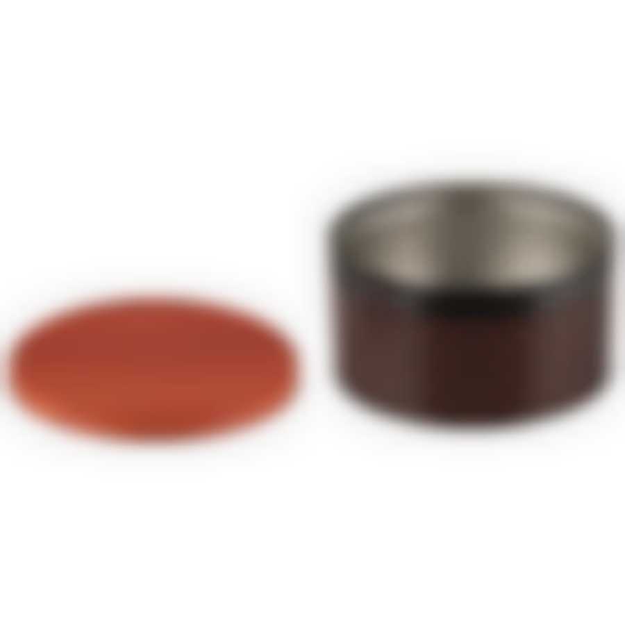 Банка жестяная  CLASSICO NERO для сыпучих продуктов, размер 19,8*10,5 см, круглая, с крышкой