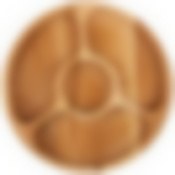 Менажница круглая, d=24см