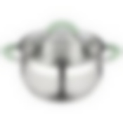 Кастрюля MENTOLO, 2,6 л, из нержавеющей стали с крышкой, ручки с силиконом