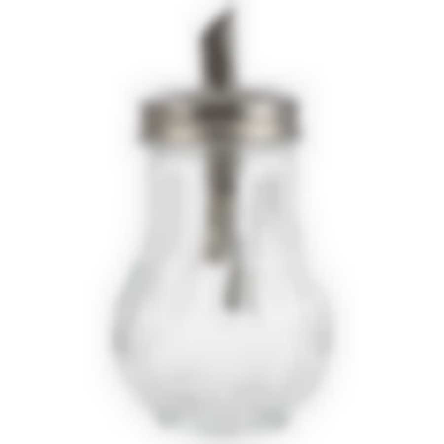 Сахарница 200 мл, DOLCE, стеклянная с дозатором из нерж стали