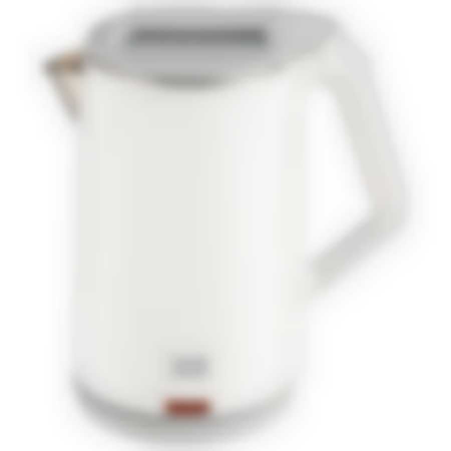 Чайник Homestar HS-1036 (1,8 л) белый, двойной корпус