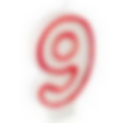 Свеча для торта цифра 9