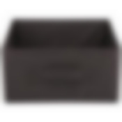 Короб раскладной с ручкой 28*28*14 см черный