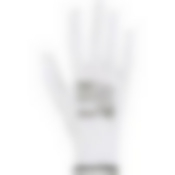 Перчатки рабочие с полиуретановым покрытием белые с высокой тактильной чувствительностью PUW1, р-р L