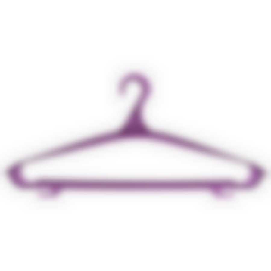 Вешалка для одежды размер 48-50 фиолетовая (прозрачная)