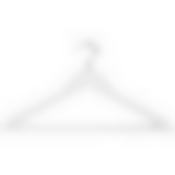 Набор вешалок деревянных с перекладиной, 3 шт, цвет белый