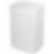 Корзина для белья плетеная «Лён», 75л, 430×321×600мм, (сборная), белая, АП 371