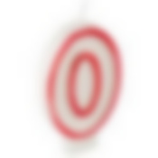 Свеча для торта цифра 0