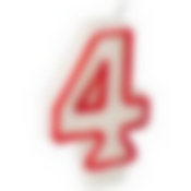 Свеча для торта цифра 4