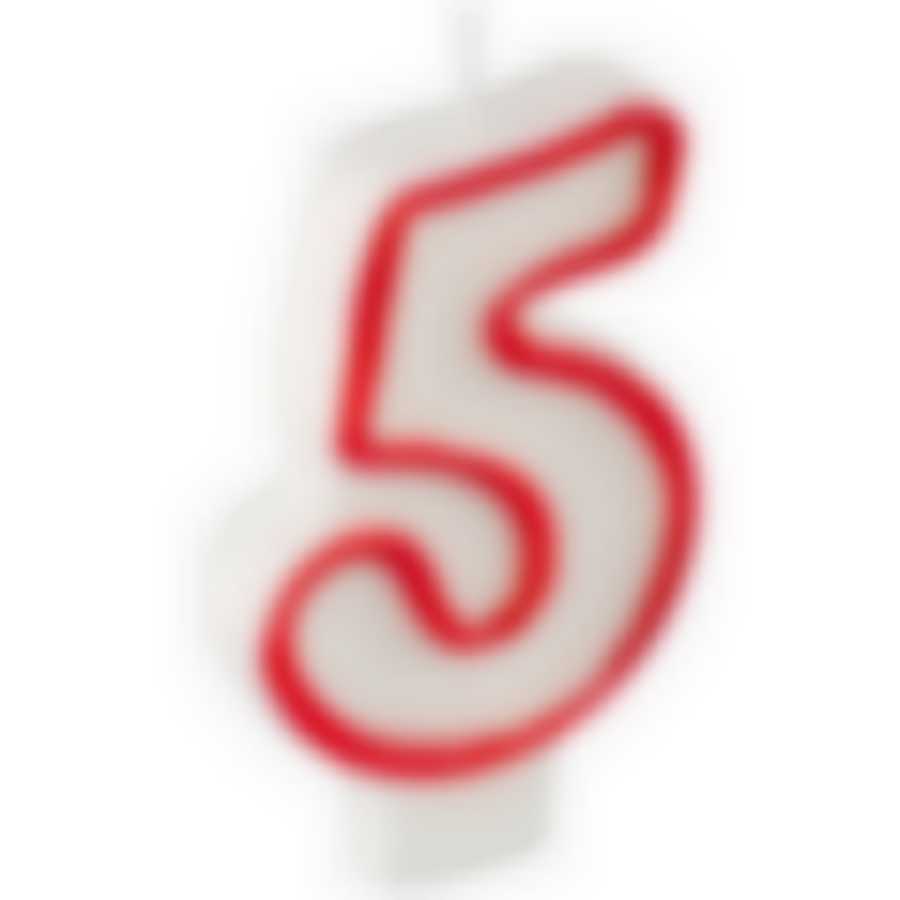 Свеча для торта цифра 5