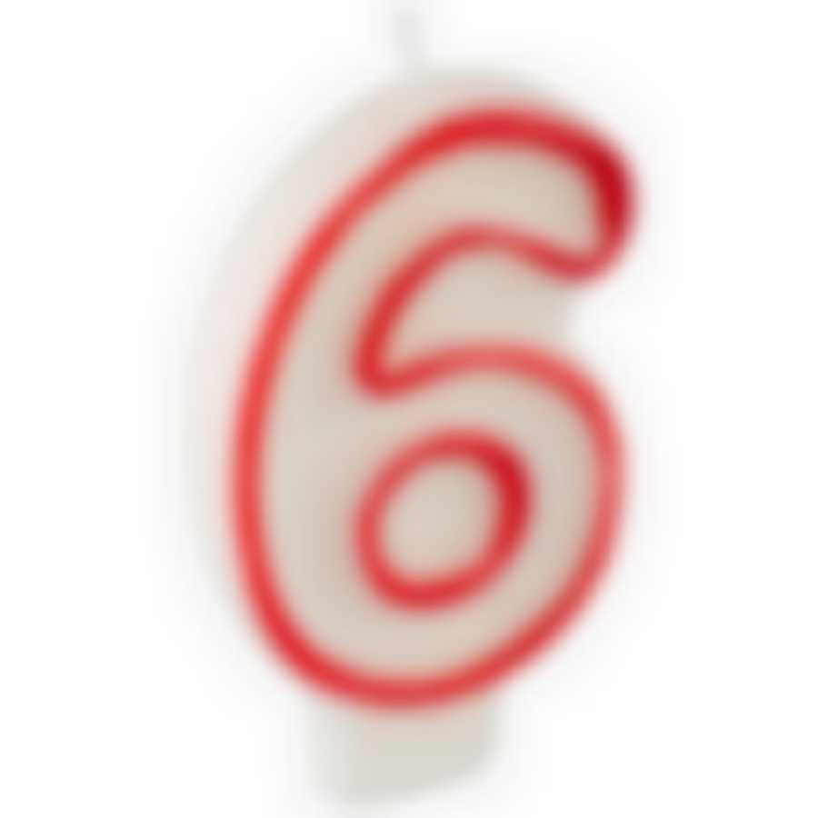 Свеча для торта цифра 6