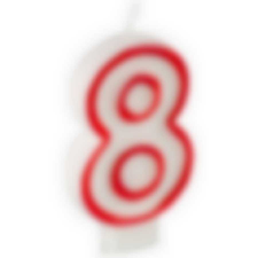 Свеча для торта цифра 8