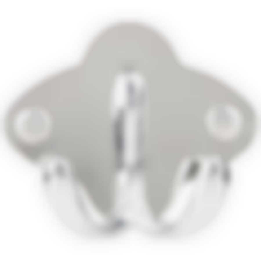 Крючок двойной SSA-017, (нерж.сталь)