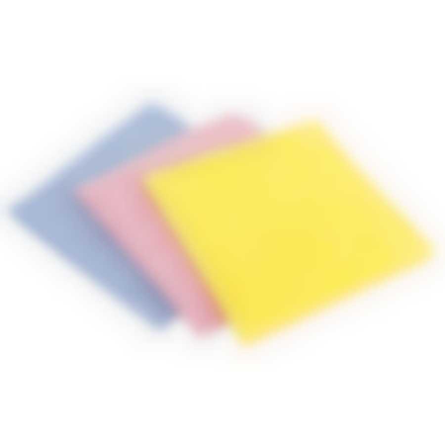 Салфетка вискозная универсальная 30*30см (3шт) Эконом, 80гр/м2