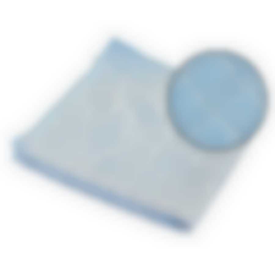 Салфетка из микрофибры M-03 вафельная (универс.), цвет: голубой, размер: 30х30см