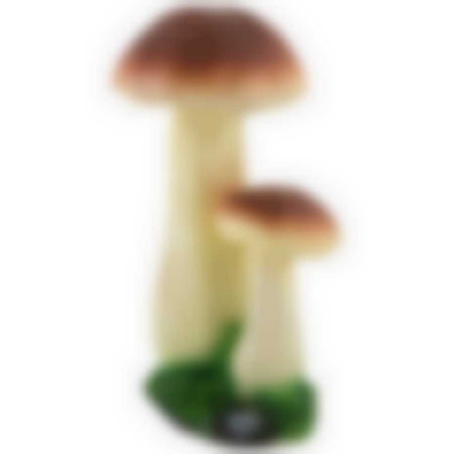 Фигурка садовая "Гриб белый двойной" H-24см