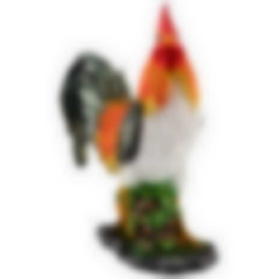 Фигурка садовая "Петух на бочке" Н-44см