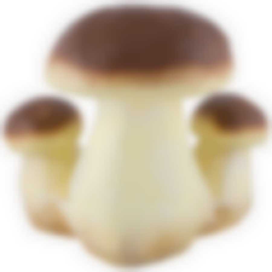 Фигурка садовая "Гриб белый тройной малый" H-23см