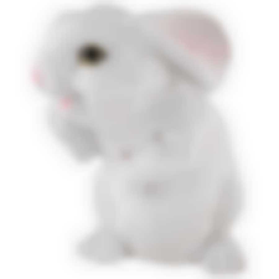 Фигурка садовая "Зайка белый" H-16см