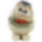 Фигурка садовая "Ёжик маленький с яблоками" H-15 см