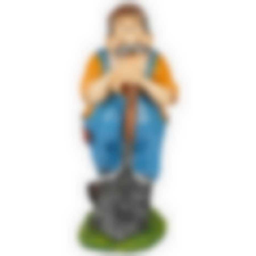 Фигурка садовая "Мужик с лопатой" H-65 см