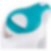 Чайник ENERGY E-275 (1 л, диск) пластик бело-бирюзовый