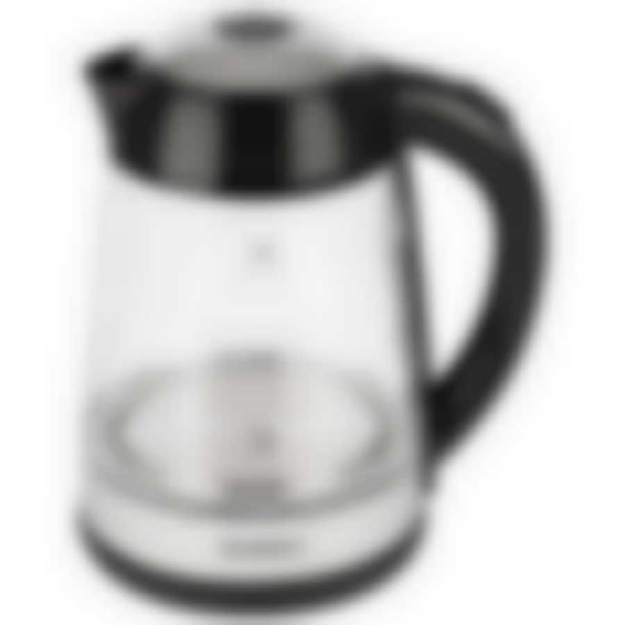 Чайник ENERGY E-251  (1.7л)  стекло, пластик цвет черный