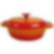 Кастрюля "УТЯТНИЦА" чугунная эмалированная овальная OCE-24, объем 2,1 л