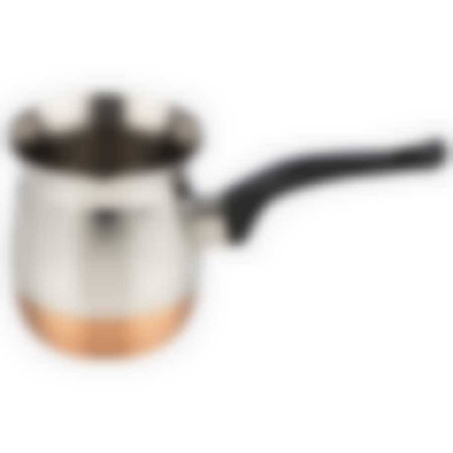 Кофеварка стальная с медным дном  650 мл, модель CW-650C  (турка)