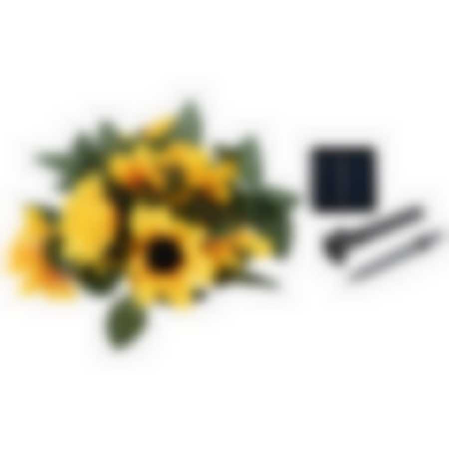 Гирлянда садовая на солнечной батарее "Подсолнухи" 25 лампочек