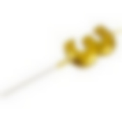 Свеча для торта, золото, цифра 3