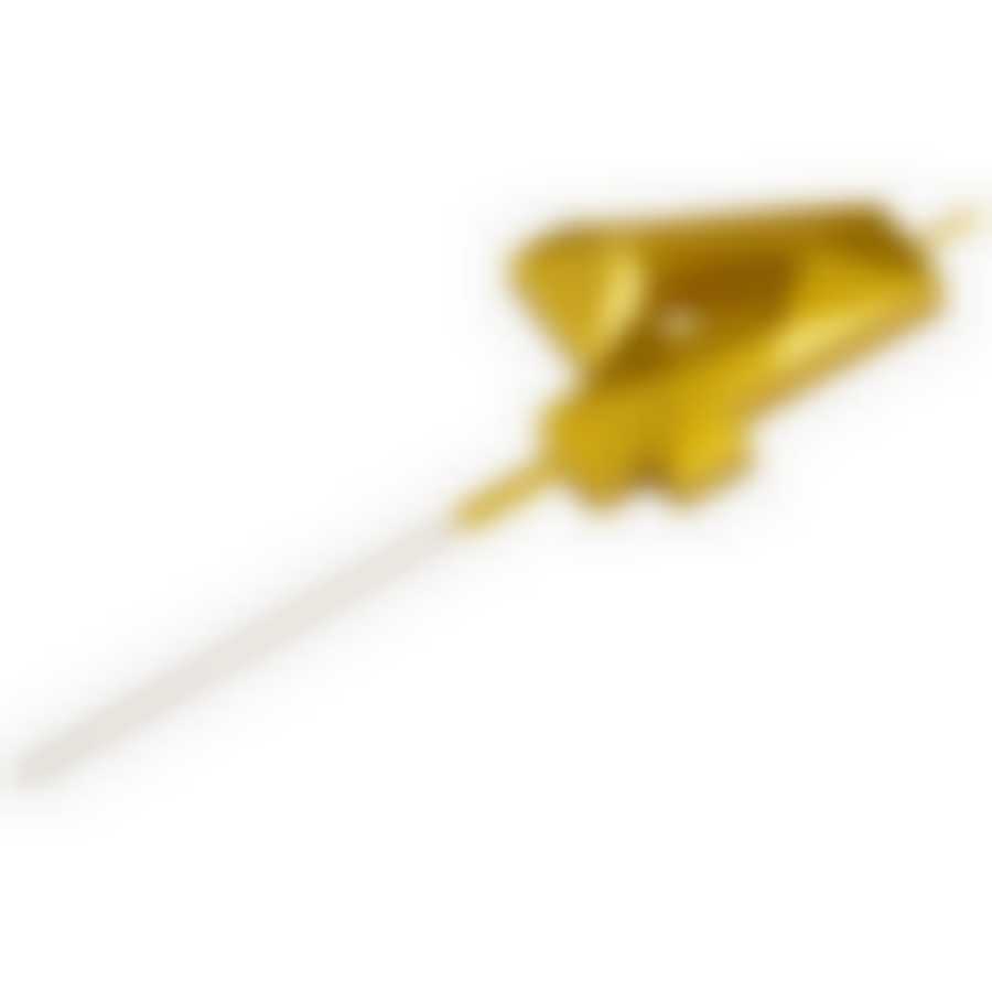 Свеча для торта, золото, цифра 4