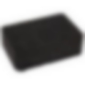 Губка для мытья посуды двухслойная прямоугольная KS-08 (черный)