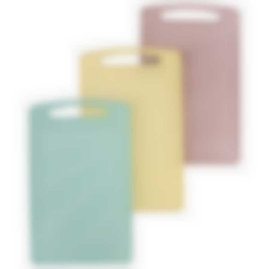 Набор разделочных досок с подставкой, 320×200мм, (3шт) АП 755