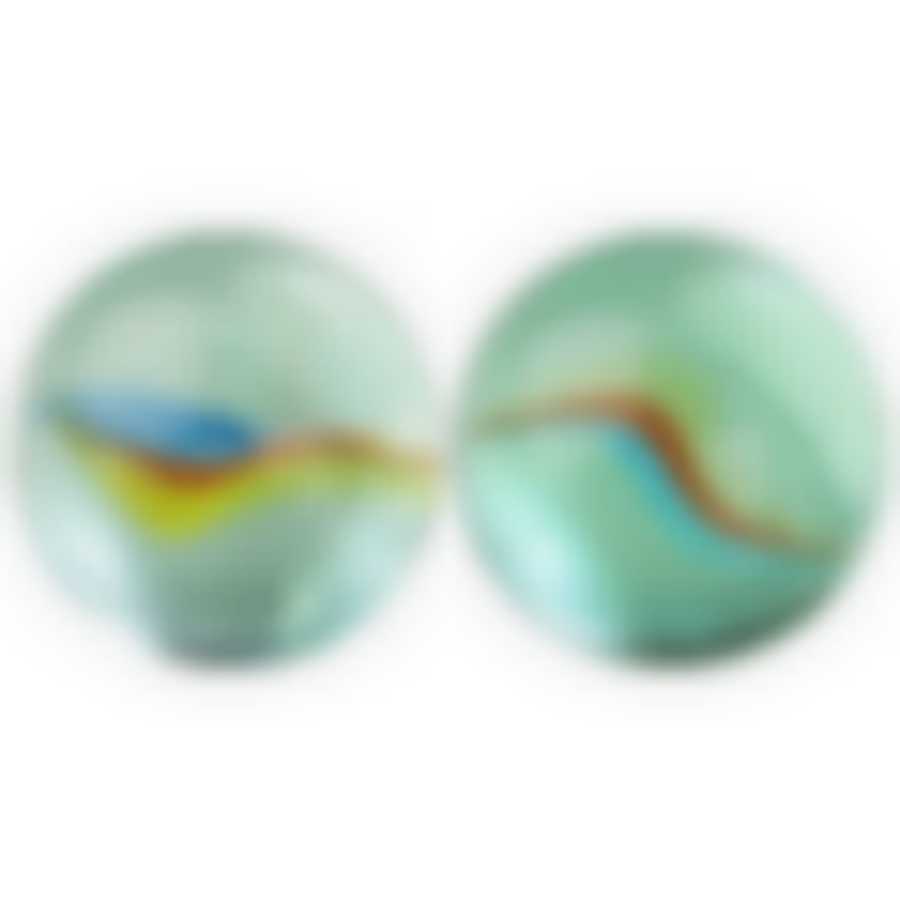 Камушки декоративные, 250гр, стекло, перламутровые