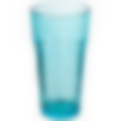 Стакан стеклянный, 355 мл (цвета в ассортименте: бирюзовый/зелёный)